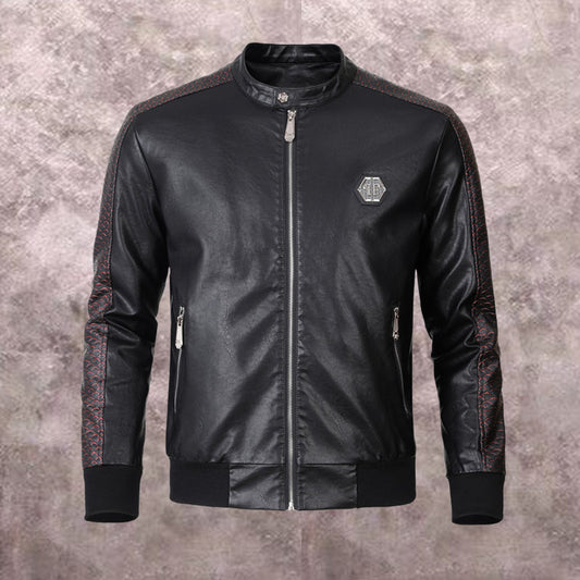 NEW-PP Leather Jacket