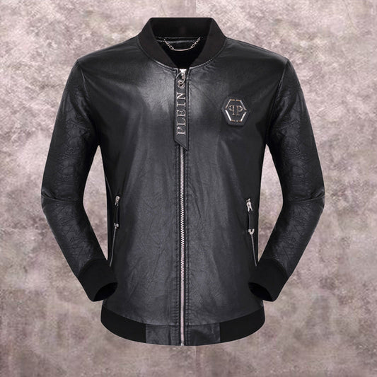 NEW-PP Leather Jacket