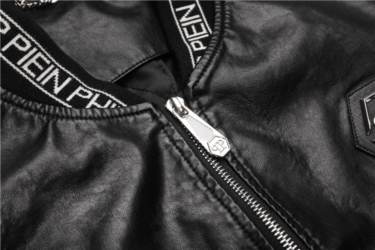 NEW-PP Leather Jacket