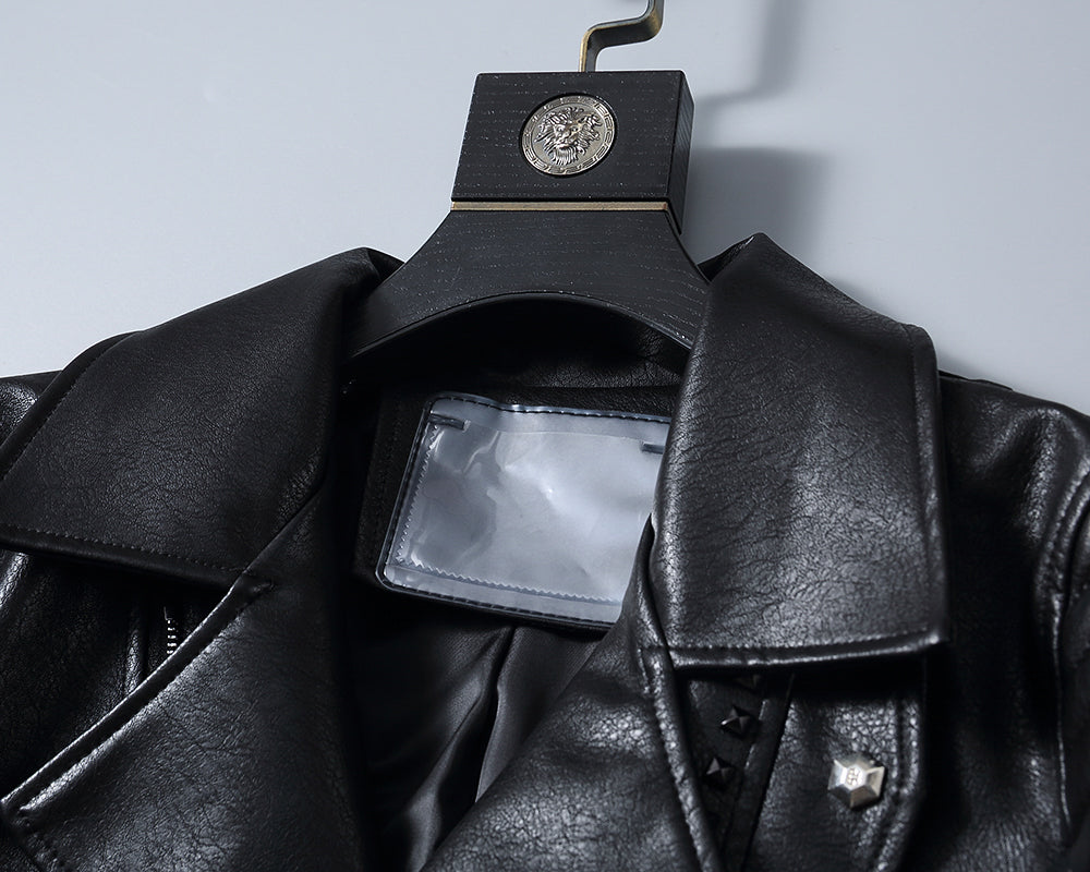 NEW-PP Leather Jacket