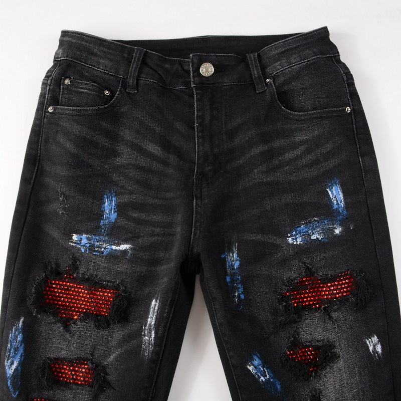 NEW-DSQ2 2024ss Hole Jeans