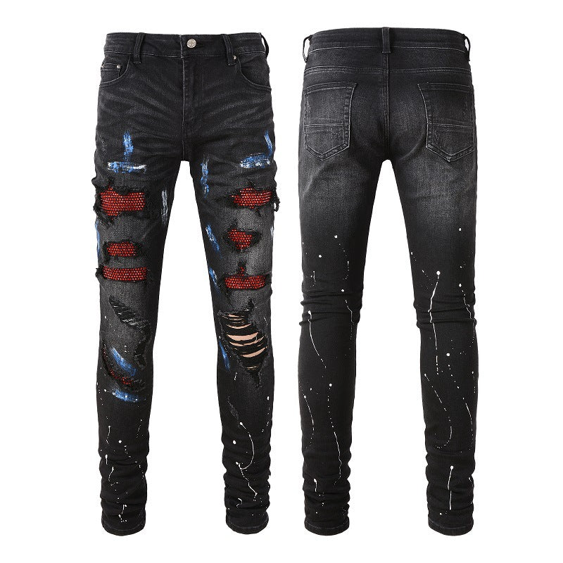 NEW-DSQ2 2024ss Hole Jeans