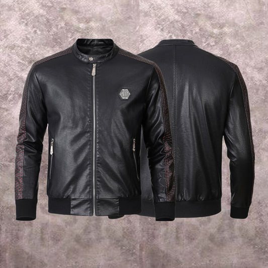 NEW-PP Leather Jacket