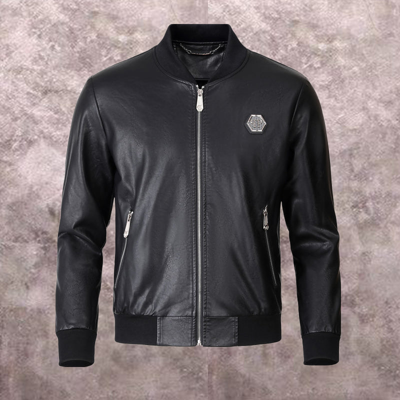 NEW-PP Leather Jacket