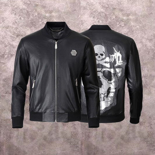 NEW-PP Leather Jacket