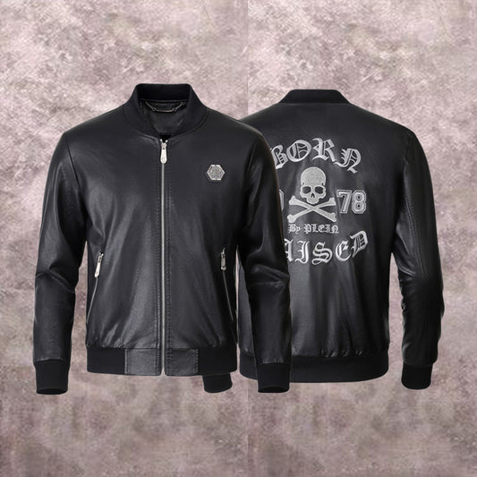 NEW-PP Leather Jacket