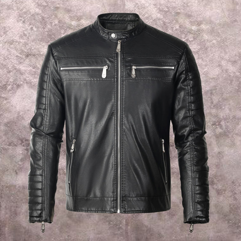 NEW-PP Leather Jacket