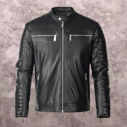 NEW-PP Leather Jacket