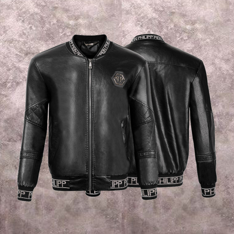 NEW-PP Leather Jacket