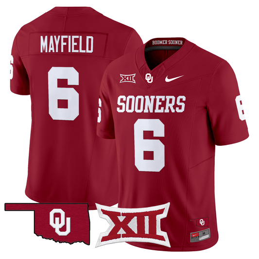 #6 Baker Mayfield OU Vapor Limited Jersey - All Stitched