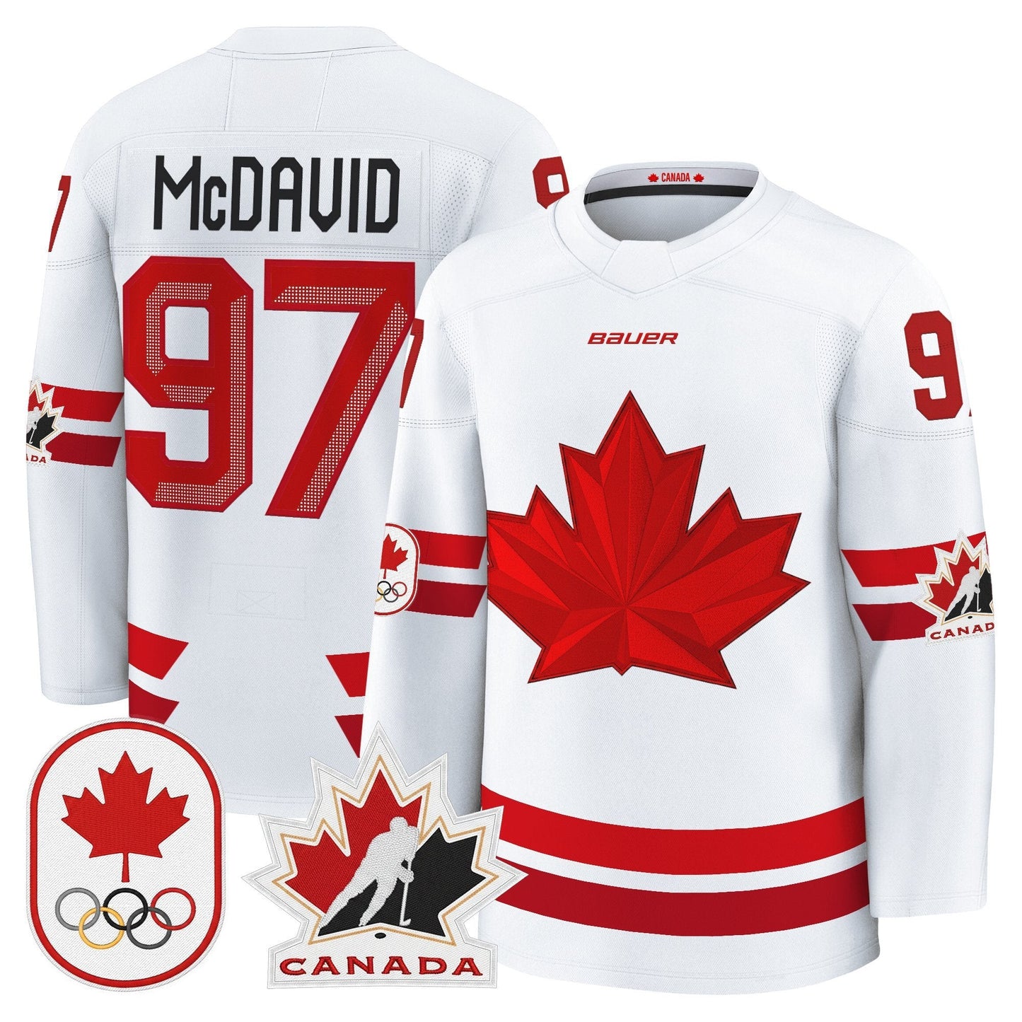 2026 Canada Olympic Premium Hockey Jersey - All Stitched