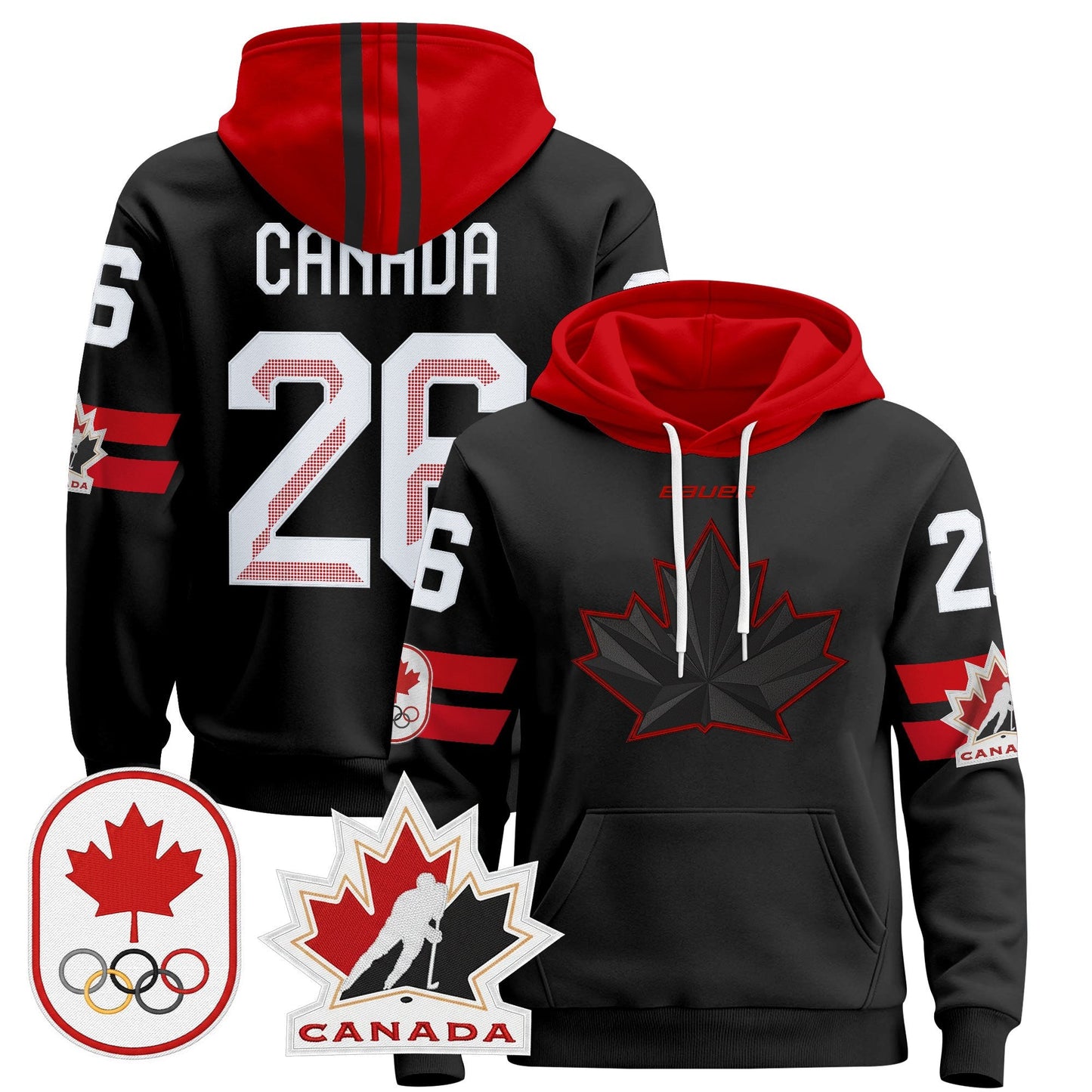 2026 Canada Olympic Pullover Hoodie - All Stitched