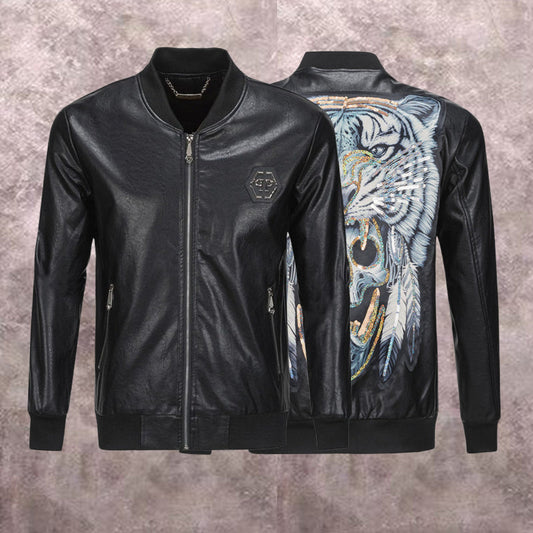 NEW-PP Leather Jacket