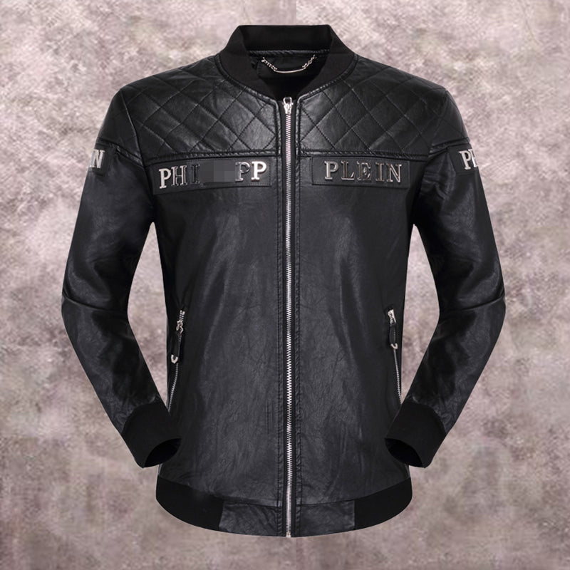NEW-PP Leather Jacket