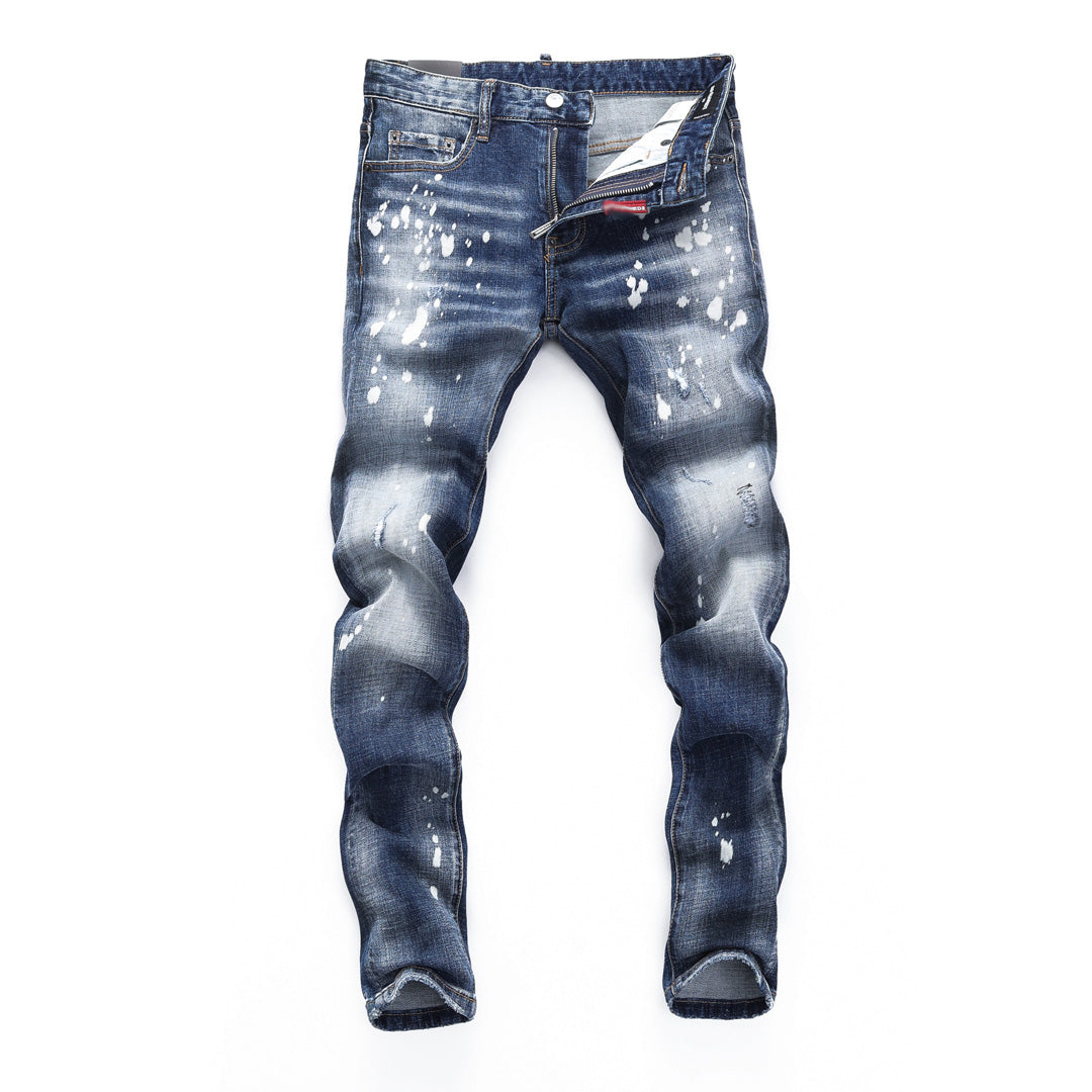 NEW-DSQ2 2024ss Ripped Jeans