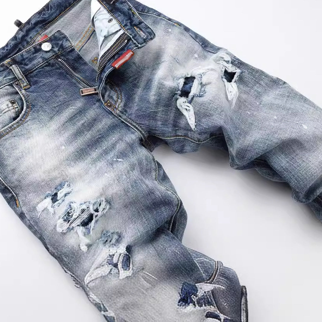 NEW-DSQ2 2024ss Ripped Jeans