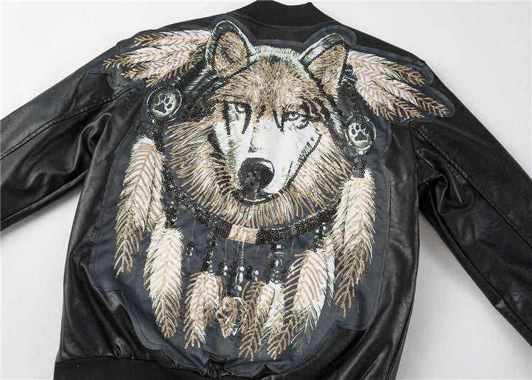 NEW-PP Leather Jacket