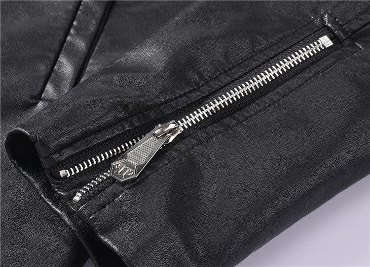 NEW-PP Leather Jacket