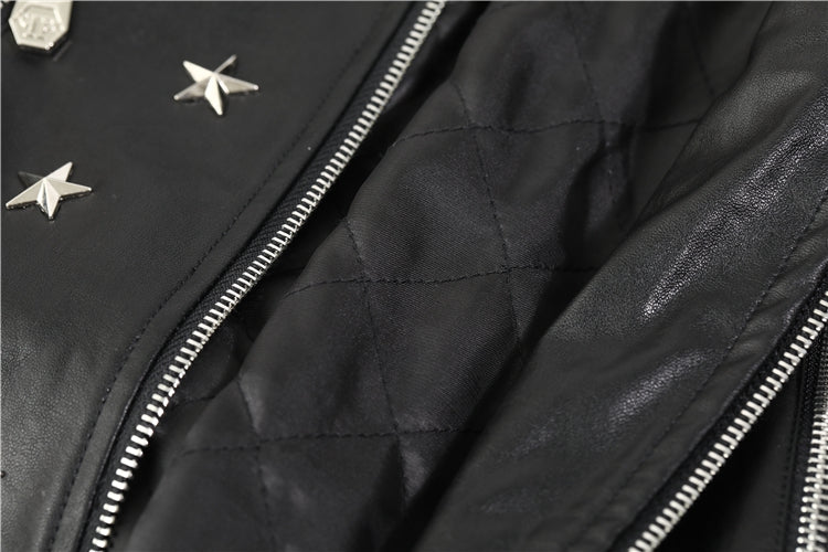 NEW-PP Leather Jacket