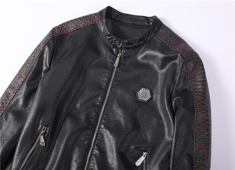 NEW-PP Leather Jacket