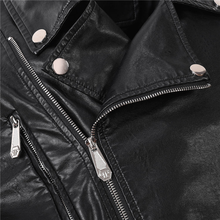 NEW-PP Leather Jacket