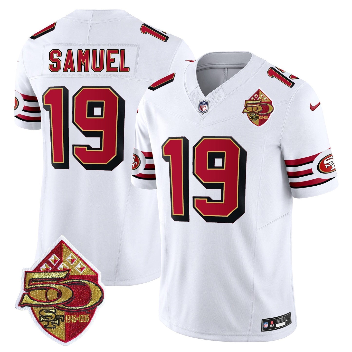 49ers 1996 Throwback Vapor Limited Jersey - All Stitched