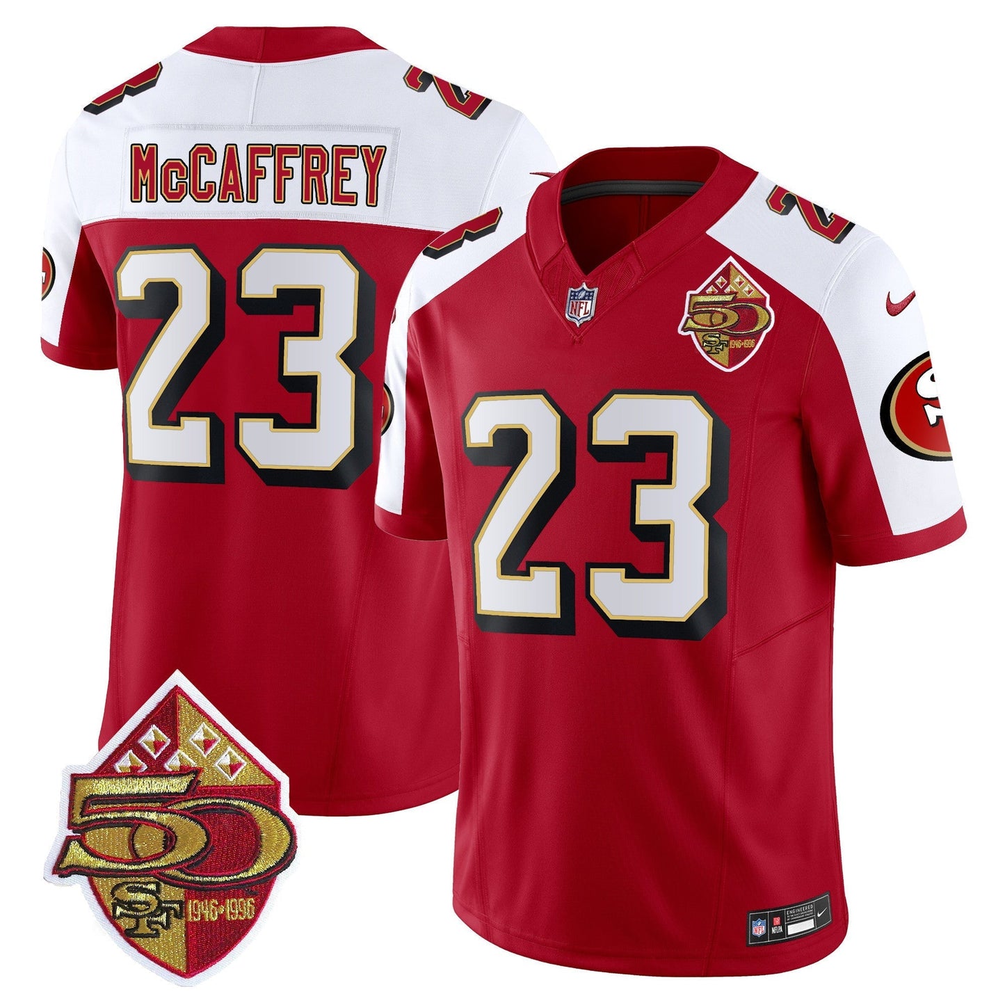 49ers 1996 Throwback Vapor Limited Jersey - All Stitched